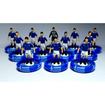 Subbuteo Andrew Table Soccer Greece 1980 European Cup Team on WSB Professional Bases